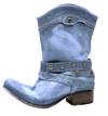 Westernstiefelette blau 